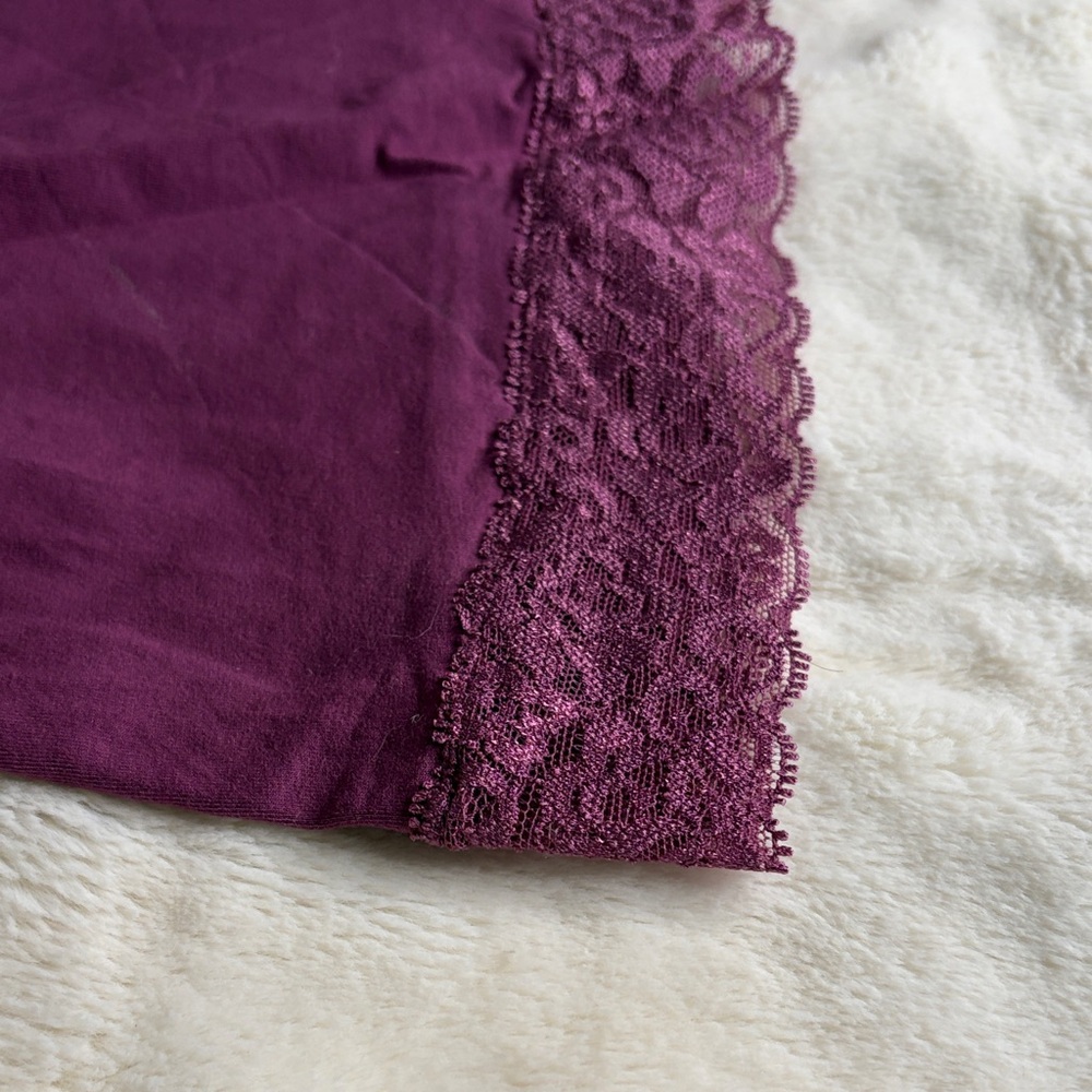 Mexx Deep Purple Lace Camisole Small Y2K Layering - Picture 2 of 4
